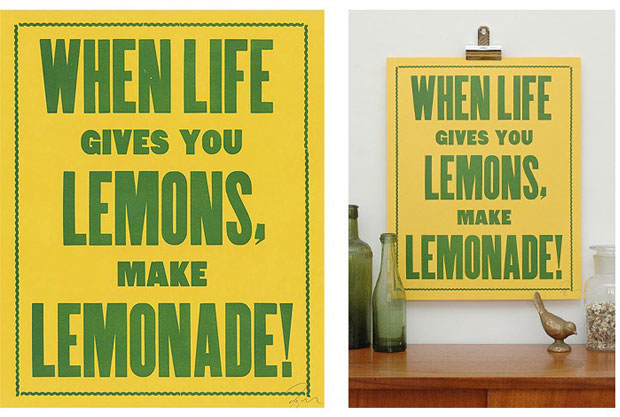Quando a vida te dá limões, faça uma limonada<br>