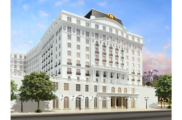 Lançado em 1922, o Glória foi o primeiro hotel cinco estrelas do Brasil. Após hospedar presidentes e a alta sociedade, entrou em decadência junto com o bairro da Glória. Em 2008, foi comprado pelo empresário Eike Batista e está fechado para obras. O hotel<br> Lançado em 1922, o Glória foi o primeiro hotel cinco estrelas do Brasil. Após hospedar presidentes e a alta sociedade, entrou em decadência junto com o bairro da Glória. Em 2008, foi comprado pelo empresário Eike Batista e está fechado para obras. O hotel<br>