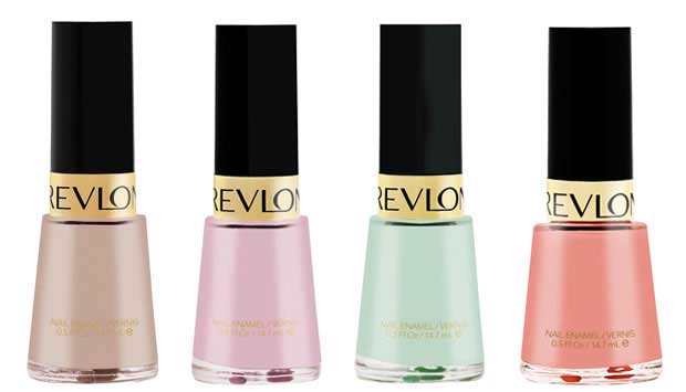 A Revlon apostou em tons delicados e pastel para sua nova coleção, a Nail Enamel. A linha é composta por 4 esmaltes: Grey Suede, na cor areia; Lilac Pastelle, que segue a tendência da lavanda; Minted, possui um tom verde menta e Peach Petal, que tem a ton<br>