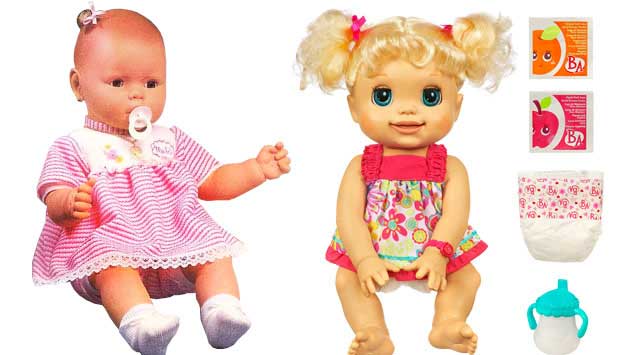 Em 1983 e 1984, chegou ao Brasil a primeira boneca com aparência de bebê de verdade, a Meu Bebê, da Estrela. Foi um sucesso, mas o com o tempo, as crianças quiseram mais do que apenas a aparência realista. Por isso, as bonecas atuais choram, riem, falam e<br>