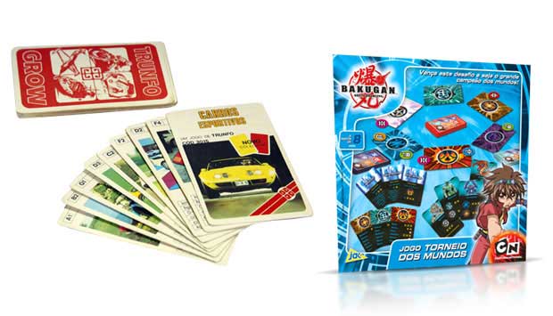 O jogo de cartas Super Trunfo fez sucesso nos anos 80 e inicialmente tinha o tema de carros. Os participantes deviam ganhar as cartas dos adversários com base nos atributos das que possuíam, como velocidade ou potência. Hoje, existem jogos parecidos com t<br>