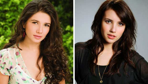 A cantora sertanejo se parece bastante com a atriz americana, sobrinha da estrela Julia Roberts. Você concorda?<br> A cantora sertanejo se parece bastante com a atriz americana, sobrinha da estrela Julia Roberts. Você concorda?<br>