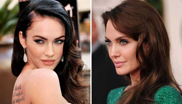 Olhos verdes, lábios carnudos, sex appeal... Megan Fox é praticamente uma nova versão de Angelina Jolie.<br>