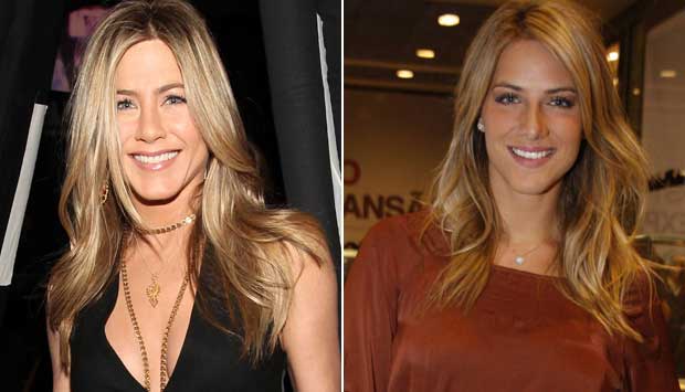Giovanna Ewbank se parece muito com a atriz Jennifer Aniston: os olhos, o sorriso, o cabelo...<br> Giovanna Ewbank se parece muito com a atriz Jennifer Aniston: os olhos, o sorriso, o cabelo...<br>