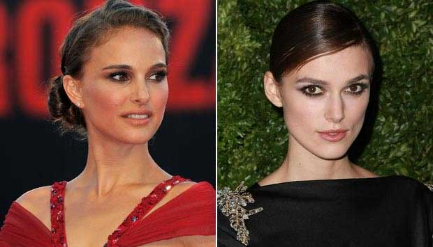 Lindas e talentosas, as premiadas atrizes Natalie Portman e Keira Knightley parecem ter sido separadas no nascimento.<br>