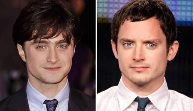 Você já tinha reparado como os intérpretes do bruxo Harry Potter e do hobbit Frodo, de Senhor dos Anéis, são parecidos?<br> Você já tinha reparado como os intérpretes do bruxo Harry Potter e do hobbit Frodo, de Senhor dos Anéis, são parecidos?<br>