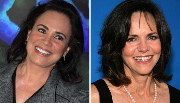 Regina Duarte, a namoradinha do Brasil, e Sally Field, a namoradinha da América. Separadas no nascimento?<br> Regina Duarte, a namoradinha do Brasil, e Sally Field, a namoradinha da América. Separadas no nascimento?<br>