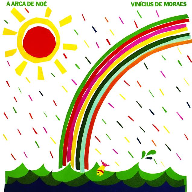 Capa de disco Arca de Noé: obra de Elifas Andreato