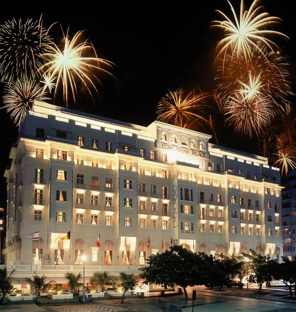 Fogos no Réveillon do Copacabana Palace