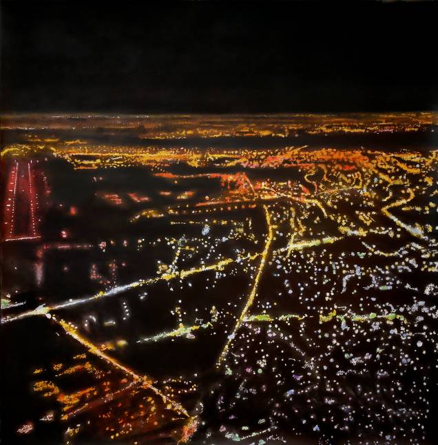 Budapeste por Kilian Glasner: vistas aéreas iluminadas