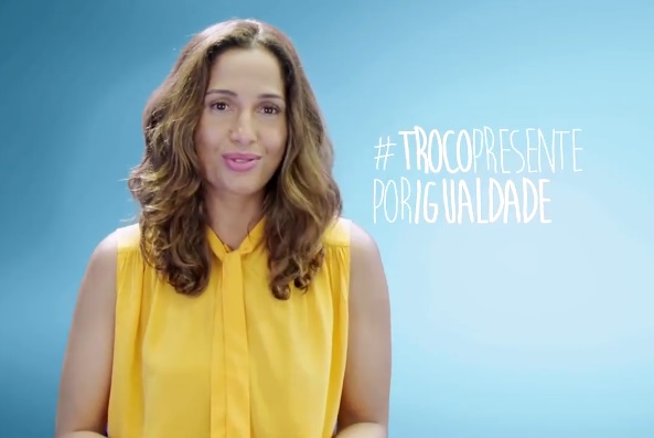 Camila Pitanga não quer rosas nem bombons no Dia da Mulher. Veja a mensagem da atriz