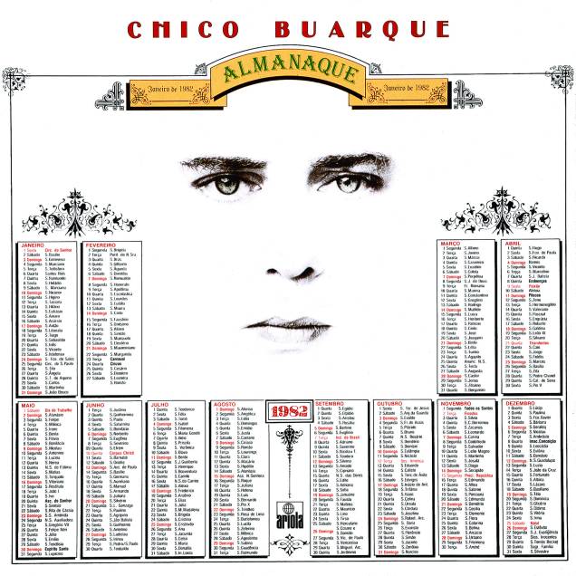 Capa de disco de Chico Buarque: obra de Elifas Andreato