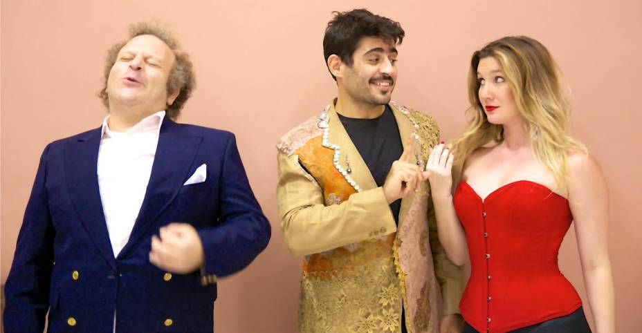 Charles Paraventi, Lucas Domso e Dani Brescianini: no Congresso Nacional de Sexologia