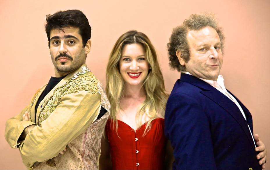 Lucas Domso, Dani Brescianini e Charles Paraventi: no Congresso Nacional de Sexologia