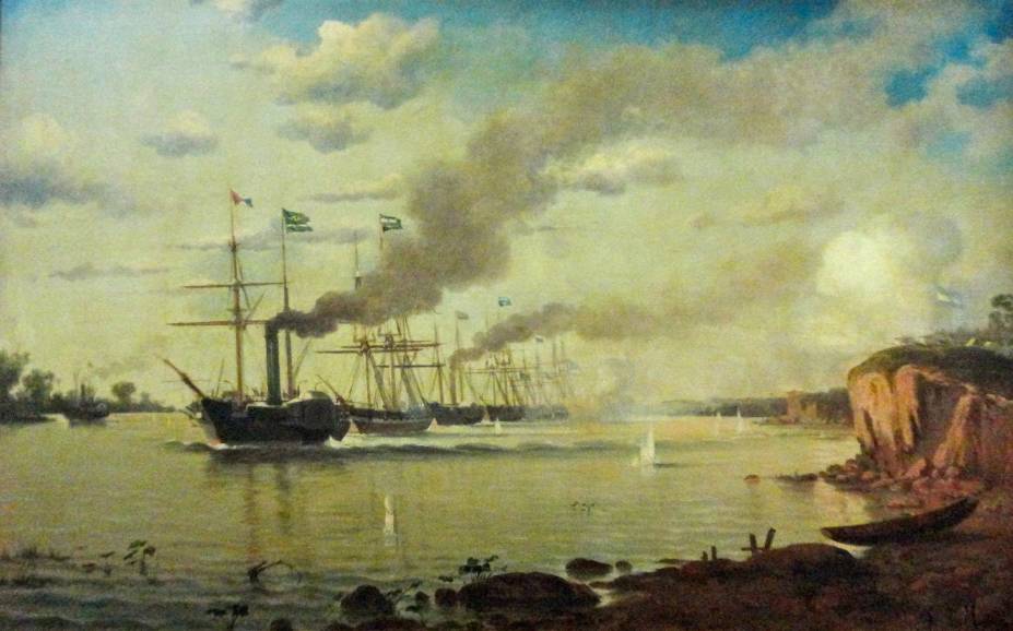 A Passagem de Tonelero, na pintura de Eduardo de Martino: um dos grandes autores de marinhas de seu tempo