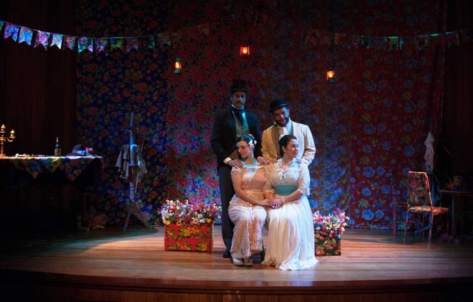 O elenco de Antes Solteira do que Mal Casada: colagem de textos de Martins Pena O elenco de Antes Solteira do que Mal Casada: colagem de textos de Martins Pena