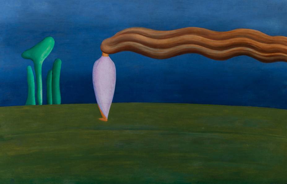 Composição (Figura Só), de Tarsila do Amaral: destaque na mostra