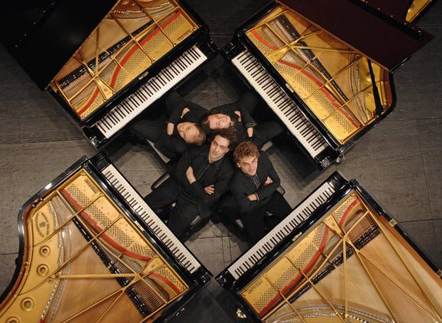 Gershwin Piano Quartet: quatro pianos de 4 caudas