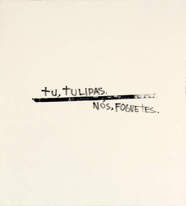 Tu, Tulipas, Nós, Foguetes (2015): de Gustavo Speridião Tu, Tulipas, Nós, Foguetes (2015): de Gustavo Speridião