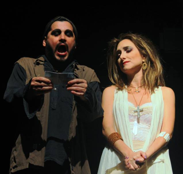 Rodolfo Mesquita e Carine Klimeck: no elenco de Hipnose