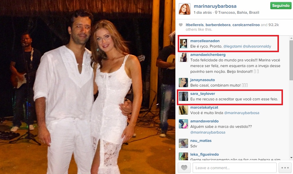 Marina Ruy Barbosa causa indignação nas redes sociais ao ...