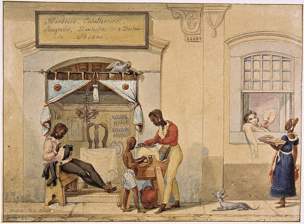 Cena urbana retratada por Debret: o artista integrou a Missão Artística Francesa Cena urbana retratada por Debret: o artista integrou a Missão Artística Francesa