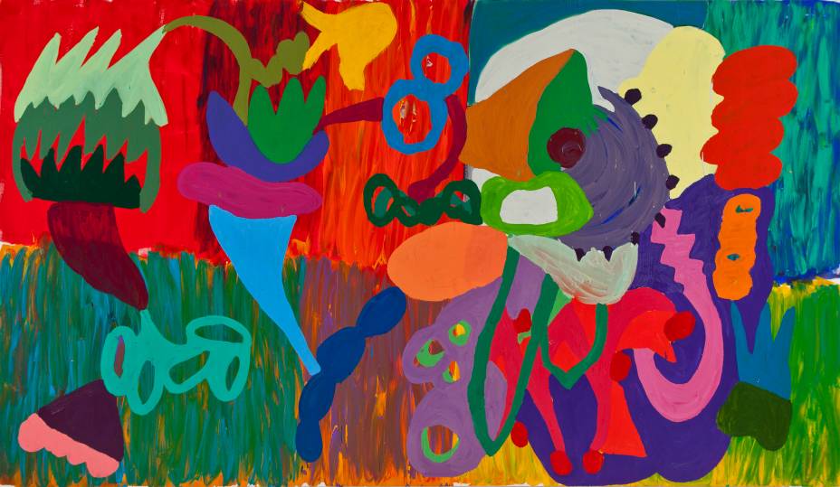 Tela de Maria Lynch: cores vibrantes