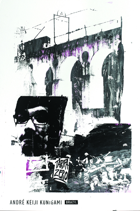 Parte de uma série de obras de André De Castro: telas em silk screen com retratos de jovens que participaram de manifestações políticas pelo mundo Parte de uma série de obras de André De Castro: telas em silk screen com retratos de jovens que participaram de manifestações políticas pelo mundo
