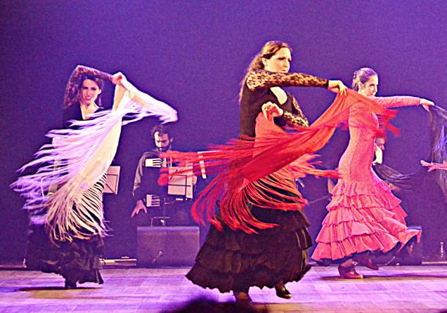 Bailarinos do Studio Gesto: dança flamenca