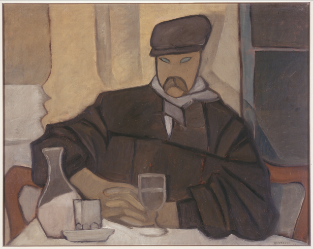 Homem no Café (Atocha), de Rafael Barradas (1923): modernidade espanhola