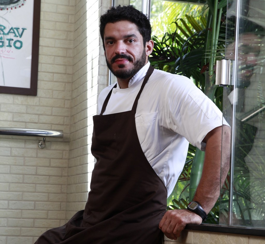 Thiago Castanho: chef do Remanso do Bosque, em Belém, cozinha no Olympe. Foto: Octavio Cardoso.