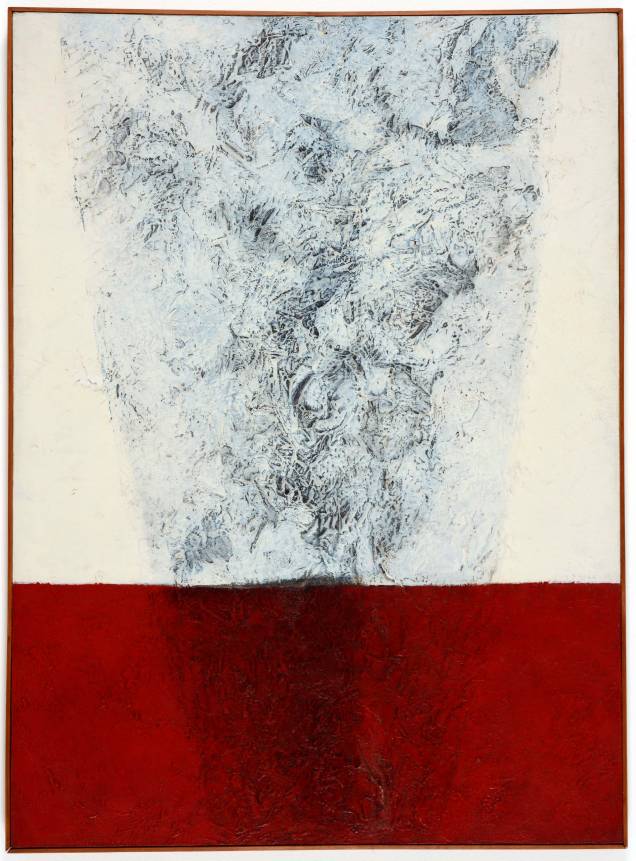 Óleo sem título: de Tomie Ohtake Óleo sem título: de Tomie Ohtake