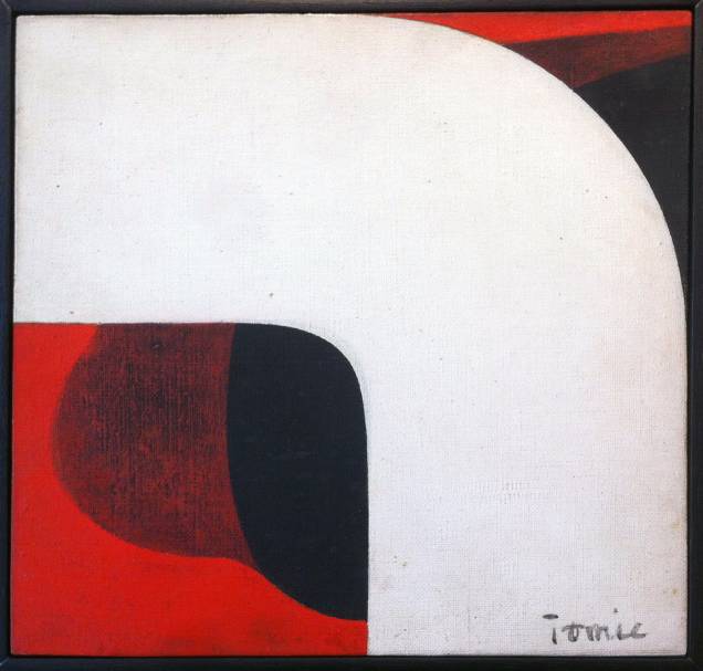 Óleo sem título: de Tomie Ohtake Óleo sem título: de Tomie Ohtake