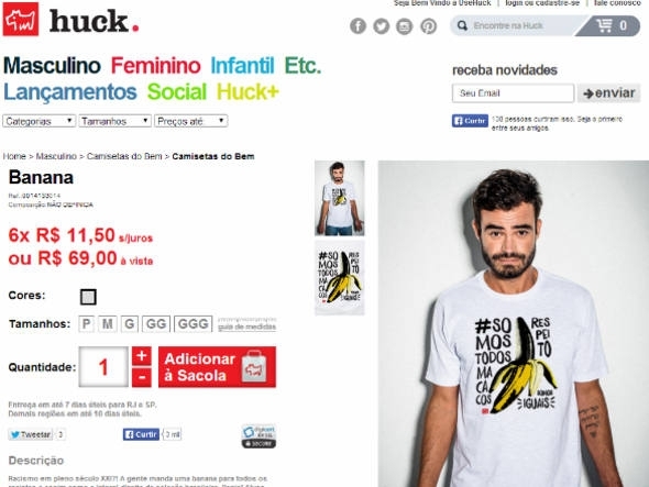 Camiseta Huck Não Deixe Para Amanhã - Masculina