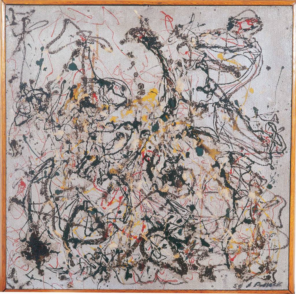 Jackson Pollock na exposição Em Polvorosa