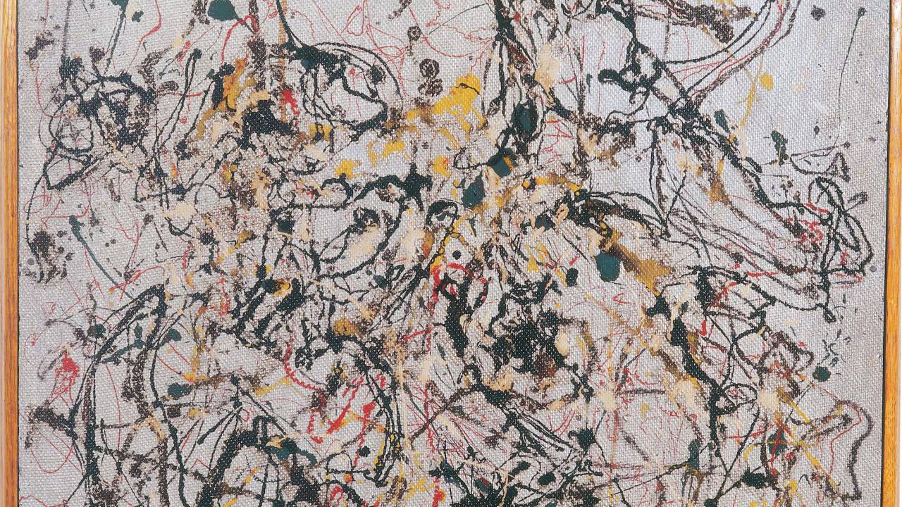 Jackson Pollock na exposição Em Polvorosa