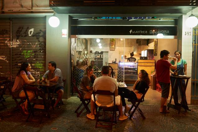 Wursteria: ambiente descontraído Wursteria: ambiente descontraído