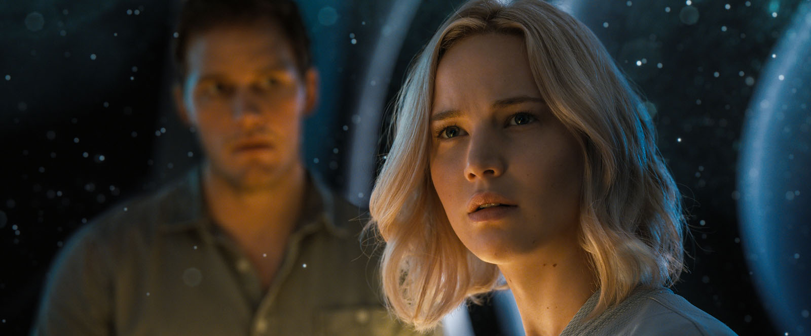 Chris Pratt and Jennifer Lawrence star in Columbia Pictures' PASSENGERS.