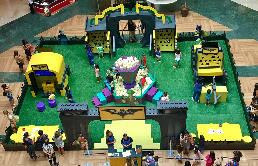 Lego é atração no Plaza Shopping
