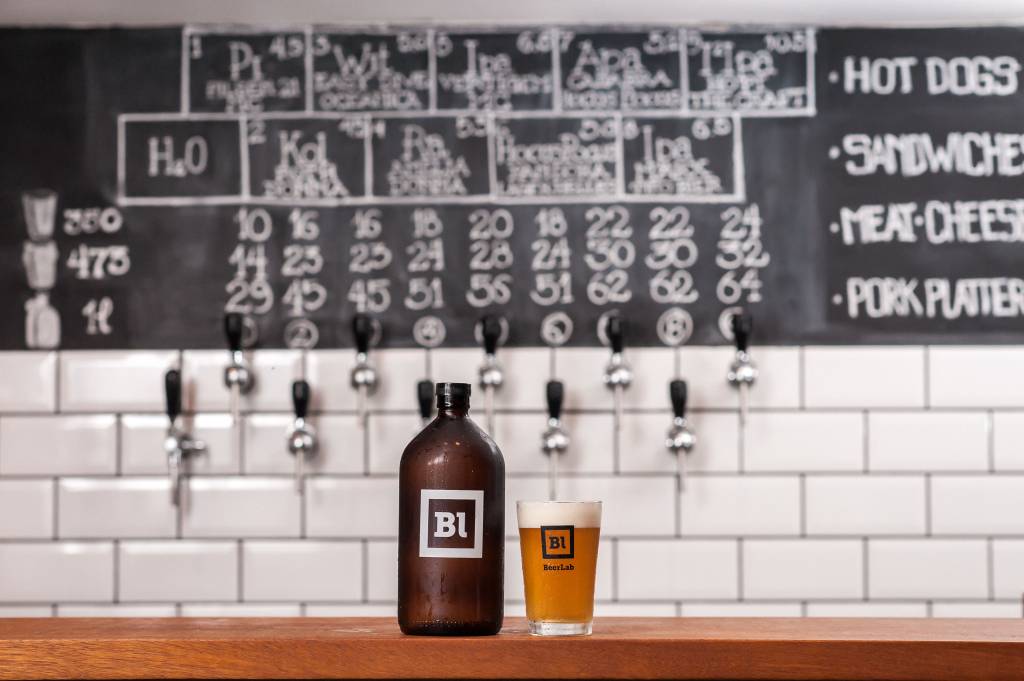 BeerLab: nove torneiras para encher os growlers