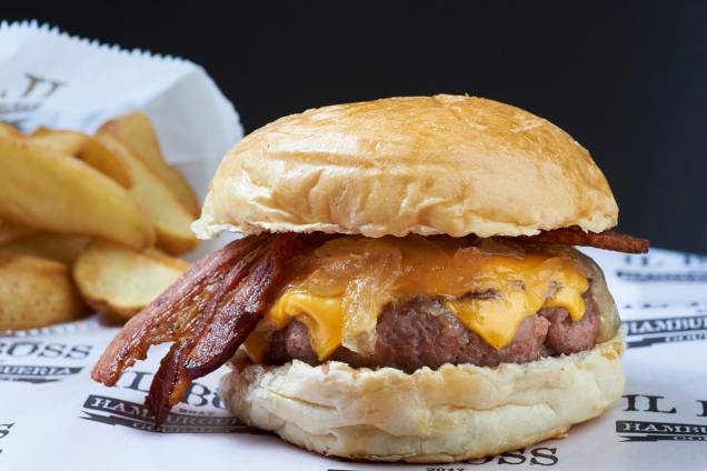 Scarface: com cheddar, cebola caramelada e bacon Scarface: com cheddar, cebola caramelada e bacon