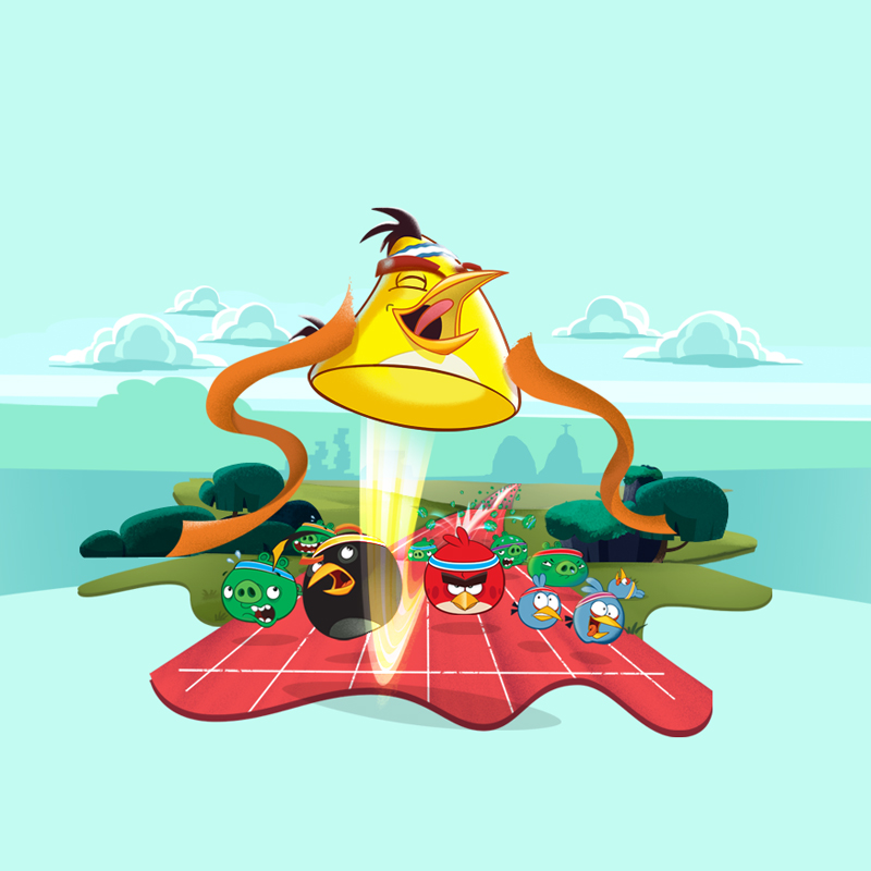 Rio vai receber corrida de rua do jogo Angry Birds