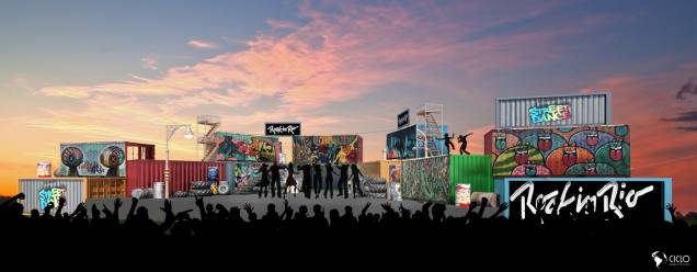 Street Dance: palco decorado com contêineres grafitados será dedicado a dança