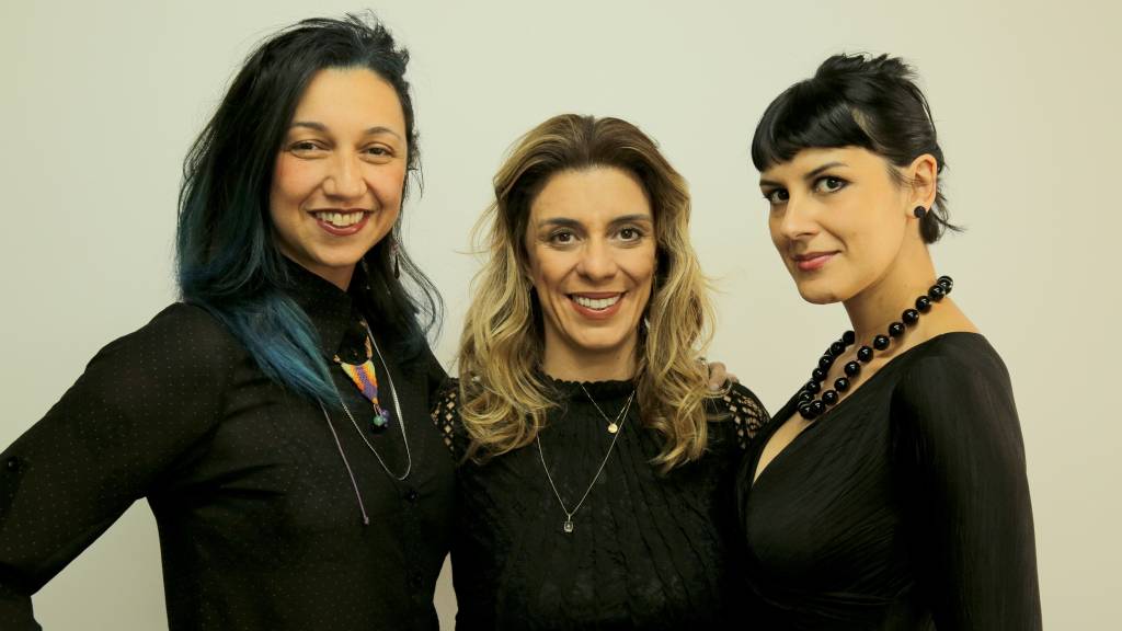 Monique Dardenne, Fatima Pissarra e Claudia Assef