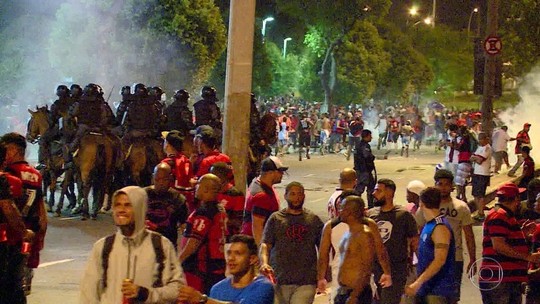 Confusão no maracanã