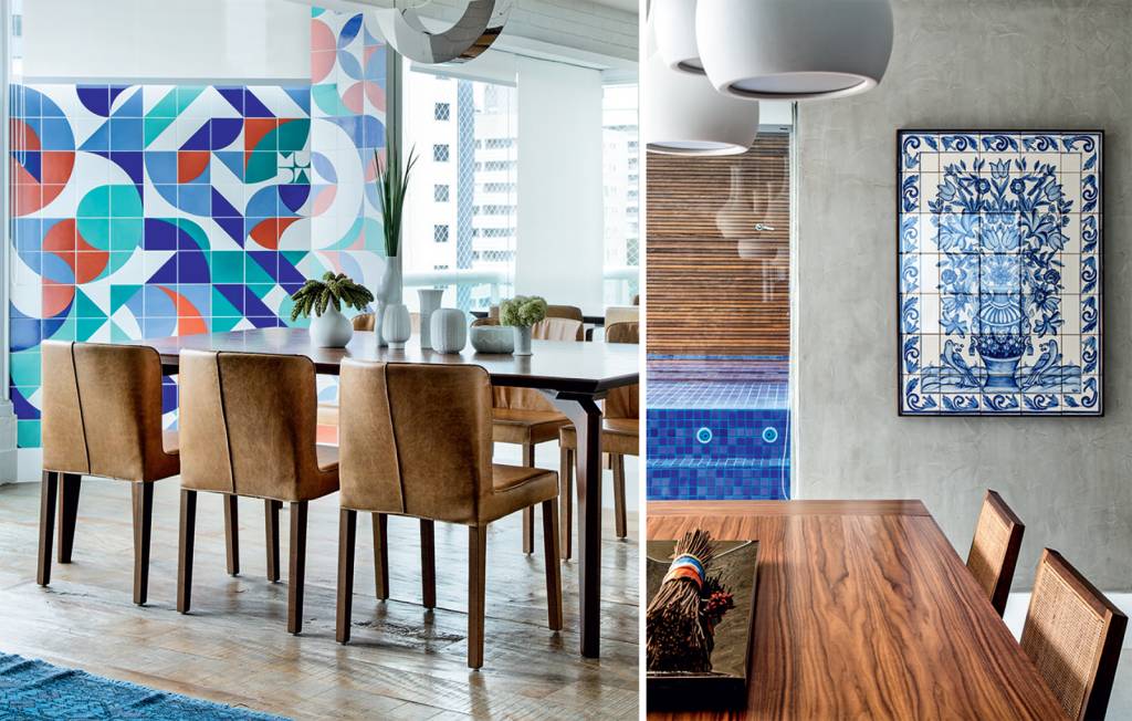 Azulejos ganham vez na decoração de interiores