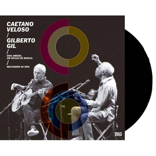 Um vinil de Caetano Veloso e Gilberto Gil está entre os lançamentos nas lojas