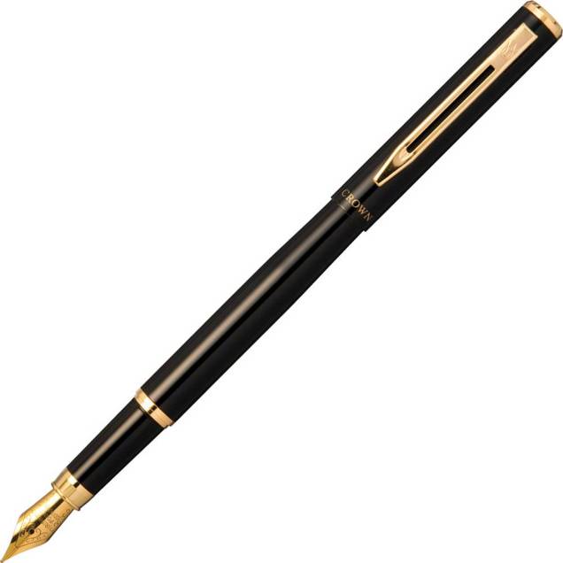 A caneta-tinteiro da Crown é vendida pelo site Submarino (R$ 66)