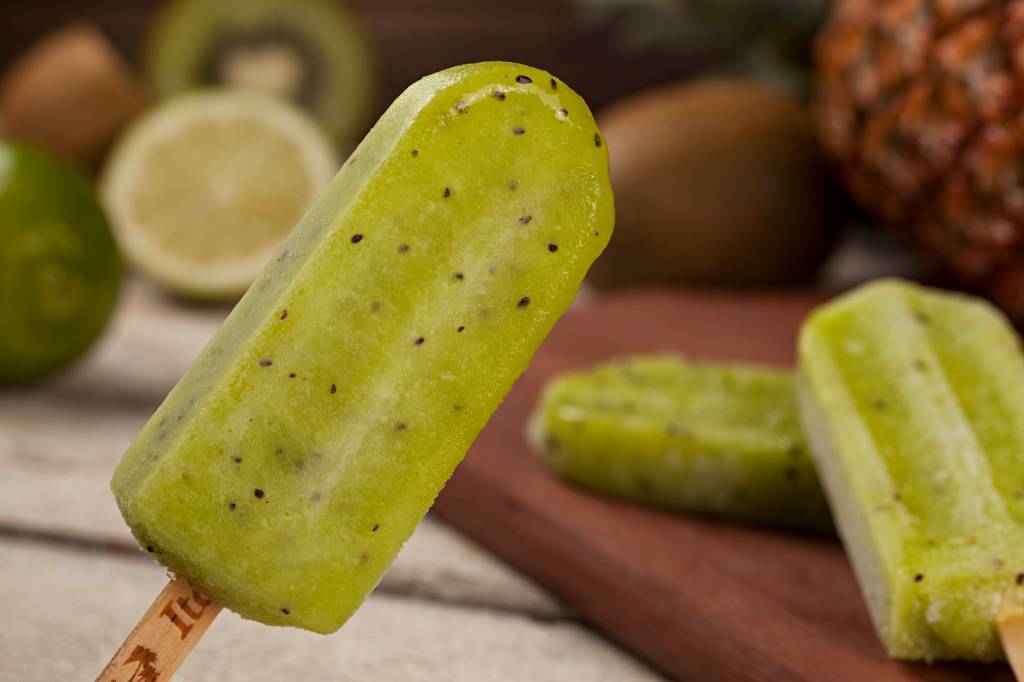 Sorvete Itália; picolé detox