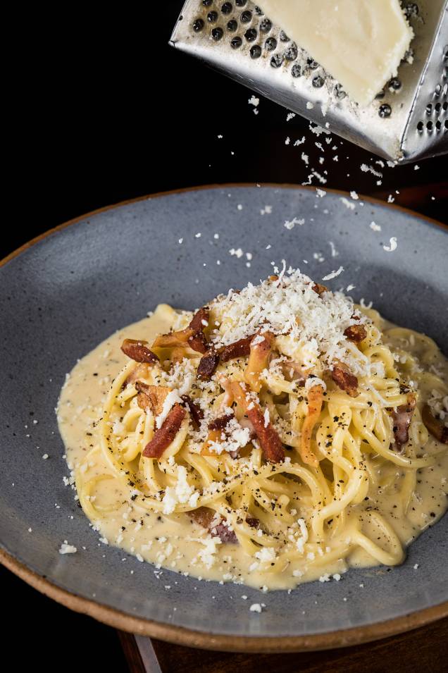 Carbonara:às quartas,o prato custaR$ 39,00